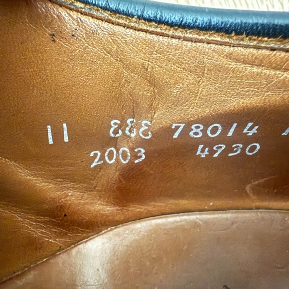 Allen Edmonds Leather Brentwood Black Oxford Dress Shoes Men\'s 11 main image 7